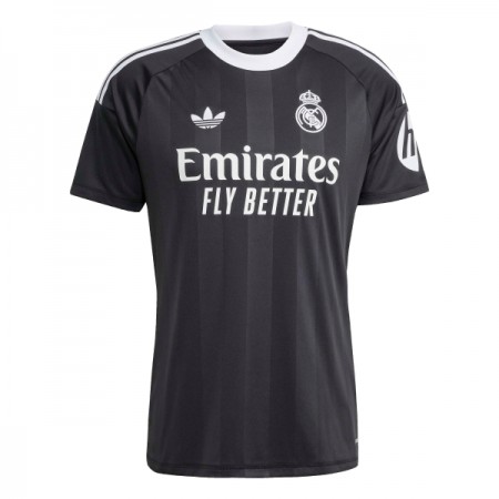 Real Madrid Brankářské Černá 2025-26 - Fotbalové Dresy (S/S)